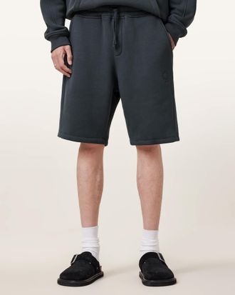 AllSaints Mens Cotton Haven Relaxed Fit Sweatshorts, Size: XXL