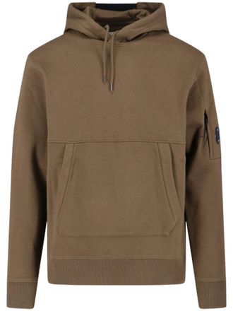 C.P. Company Diagonal Raised Fleece Hooded Lens Sweatshirt
