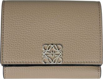 Loewe Grayish Leather Wallet (Tri-Fold) (Pre-Owned)