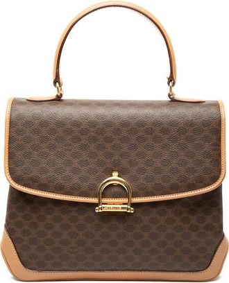 Celine Pre-owned Celine Macadam Coated Canvas Top Handle Bag Ladies 8ACZYW3PU29WCATW
