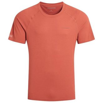 Craghoppers Nosilife Solarshield+ S/S T-Shirt T-Shirt f&uuml;r Herren | rot