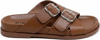 Bibi Lou Womens Bellamy Open Toe Slides In Brown