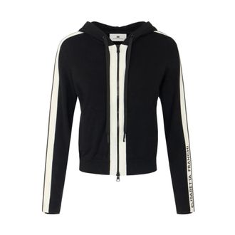 Elisabetta Franchi Dames, Truien, Zwart, Maat: M