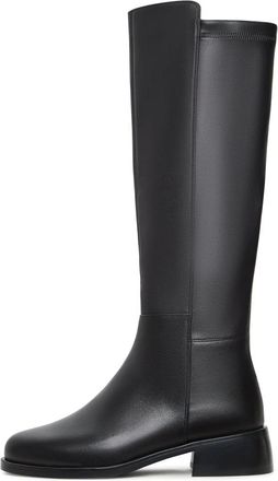 Cesare Gaspari Schoenen, Dames, Zwart, 40 EU, Leer, Klassieke kniehoge laarzen Svi - Zwart