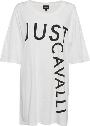 Cavalli Abito con stampa Pre-owned - Bianco