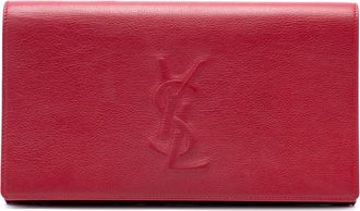 Saint Laurent Pre-owned Saint Laurent Large Leather Belle de Jour Clutch Ladies 45OI59NDU2GX76UJ