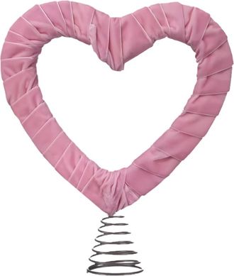 OEM Adornos &Uacute;nicos Para La Punta Del &Aacute;rbol Con Forma De Coraz&oacute;n, Montados Sobre Resortes - E