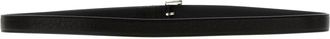 Saint Laurent Mens Black Leather Regular Belt