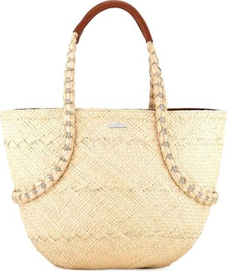 Aquazzura Borsa tote Isla intrecciata - Toni neutri