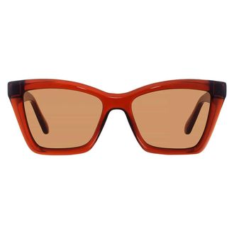 Ferragamo Bronze Cat Eye Ladies Sunglasses SF2039SE 224 53