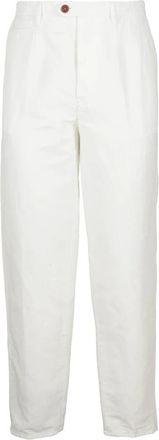 TELA GENOVA Chinos, male, White, Size: W35 Chinos