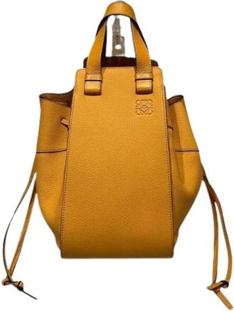 Loewe Pre-owned Bucket Bags, female, Orange, Size: ONE SIZE Pre-owned Bucket Bag