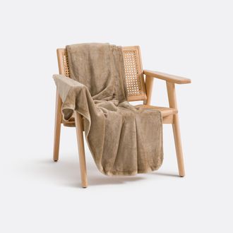 La Redoute Interieurs Fleece plaid, recycled polyester, Maxine