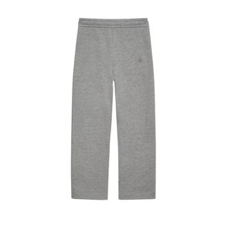 Anine Bing Broeken, Dames, Grijs, XS, Katoen, Kacey Sweatpant Monogram