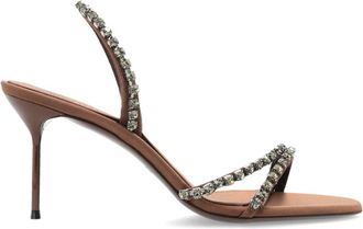 PARIS TEXAS Lidia Sandalen met Hak - Dames - Sandalen met hakken - Bruin - 36 EU - Schoenen