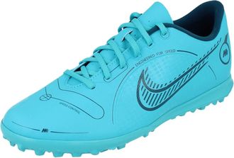 Nike Unisexs Vapor 14 Club Tf Trainers, Chlorine Blue Laser Orange, 10 UK