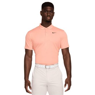 Nike Heren Victory Solid Poloshirt (Abrikoos Agaat/Zwart)
