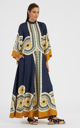 La DoubleJ Magnifico Dress in Mudejar Placée Blue at Nordstrom, Size Small It