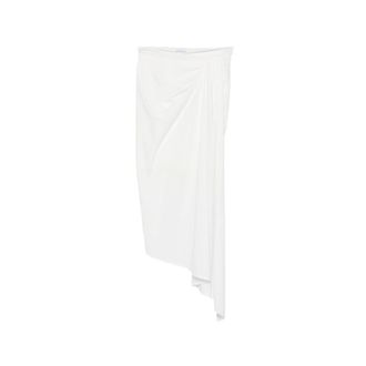 Amazu&igrave;n Midi Skirts, female, White, Size: ONE SIZE Emma Midi Skirt