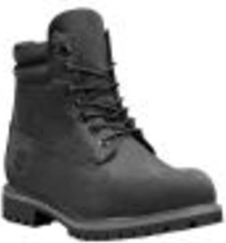 Timberland Mens 6 Inch Double Collar Lace-up Boots, Black (Black Nubuck), 10 UK 44 1/2 EU