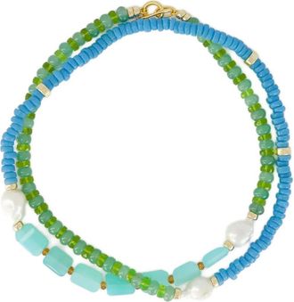 Lizzie Fortunato Collana Cabana con perline - Blu