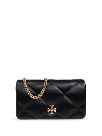 Tory Burch Tory Burch Kira Diamond Leder Brieftasche an der Kette