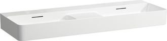 Laufen Val Lavabo Doble, Sin Agujero Para Grifo, Con Rebosadero, - Laufen