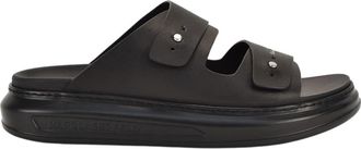 Karl Lagerfeld Kapri Slippers - Heren - Sandalen - Zwart - 41 EU - Leer - Schoenen