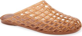 Jeffrey Campbell Sea Glass Jelly Mule in Caramel at Nordstrom, Size 10