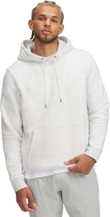 Under Armour Mens Essential Fleece Hoodie - White/White Size 3XL