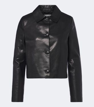 Nour Hammour Chaqueta Hadley de piel