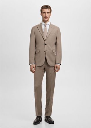 Mango Camicia completo slim-fit cotone popeline bianco - Uomo - XXL - MANGO MAN