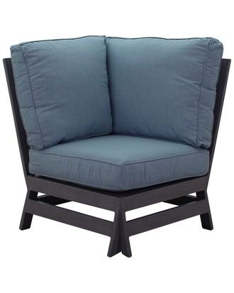 Courtyard Casual Cabo Alum Corner Section 1 Seat Aluminum Frame