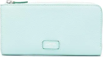 Lancel zip-up wallet - women - Calf Leather - One Size - Blue