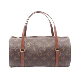 Louis Vuitton Pre-owned Papillon 26 Monogram Handbag - Dames - Pre-owned - Bruin - Maat: ONE Size Leer