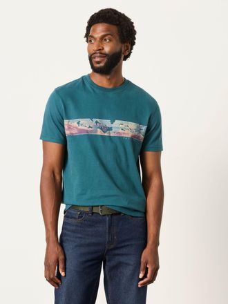 Fat Face FatFace Dark Teal Highland Graphic T-Shirt