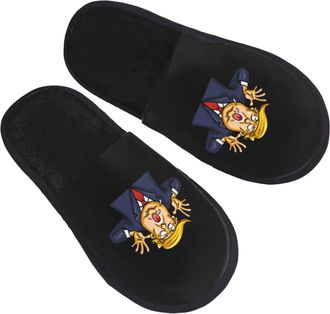 Generic Mens Slipper Donald Trumps Facial Expressions Comfortable Home Slippers Non-Slip Fluffy Womens Slippers Travel Hotels L