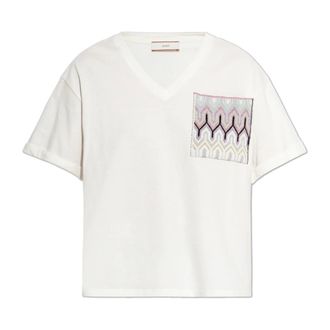 Akep T-Shirts, female, White, Size: XS T-shirt with pocket