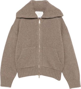 VANIS&Eacute; Diletta Cardigan - Dames - Vesten - Bruin - M/L - Wol - Truien & Vesten