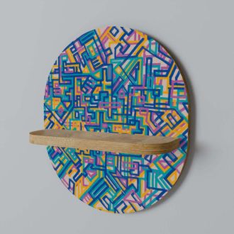 OEM Mapa De Recuerdos Estante Ovalado