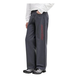 Dickies Pantalones Nashport de Lona Baggy con Doble Rodilla - Trousers - Hombre - Gris - W31