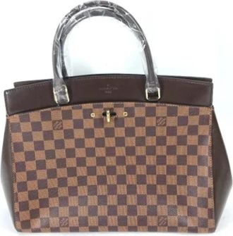 Louis Vuitton Pre-owned Vintage Damier Canvas Tote - Dames - Vintage Handtas - Bruin - ONE Size - Vintage