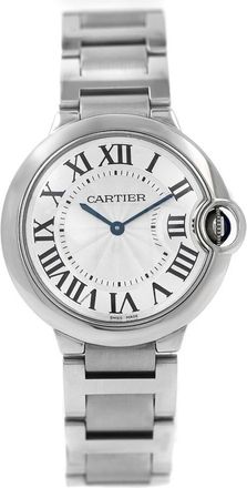 Cartier Pre-owned Cartier Ballon Bleu Quartz Silver Dial Unisex Watch W69011Z4