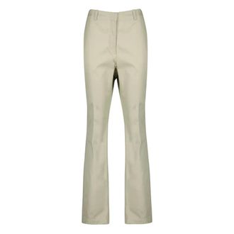 Diesel Straight Trousers, female, Beige, Size: XS Wide Trousers