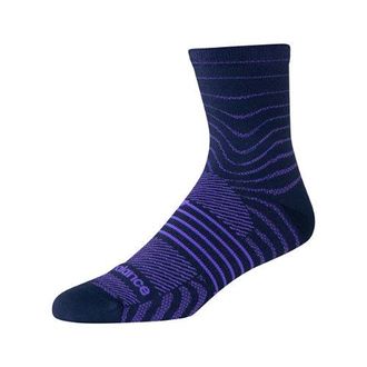 New Balance Unisex Pro Run QTR Socks 1 Pair in Blue Nylon, size X-Large