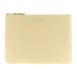 Comme Des Gar&ccedil;ons Tassen, Heren, Beige, ONE Size, Leer, Arecalf Classic Line Portemonnee