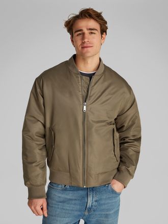 Calvin Klein Jeans Blouson CALVIN KLEIN JEANS LS JEANS HERO BOMBER, Herren, Gr. XXL, gr&uuml;n (bungee cord), Web, Obermaterial: 100% Polyamid, unifarben, regular fit h&uuml;ftlan