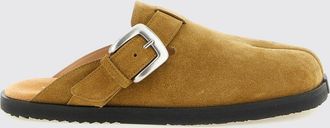Maison Margiela Sabot Tabi Daily in pelle di vitello scamosciata con cinturino