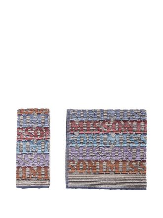 Missoni Home cotton towel (set of two) - Neutrals