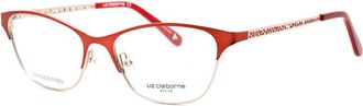 Liz Claiborne L 465 0G1C 00 Matte Red Gold 51mm